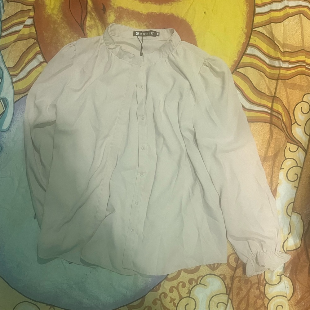 Allegra K pink blouse